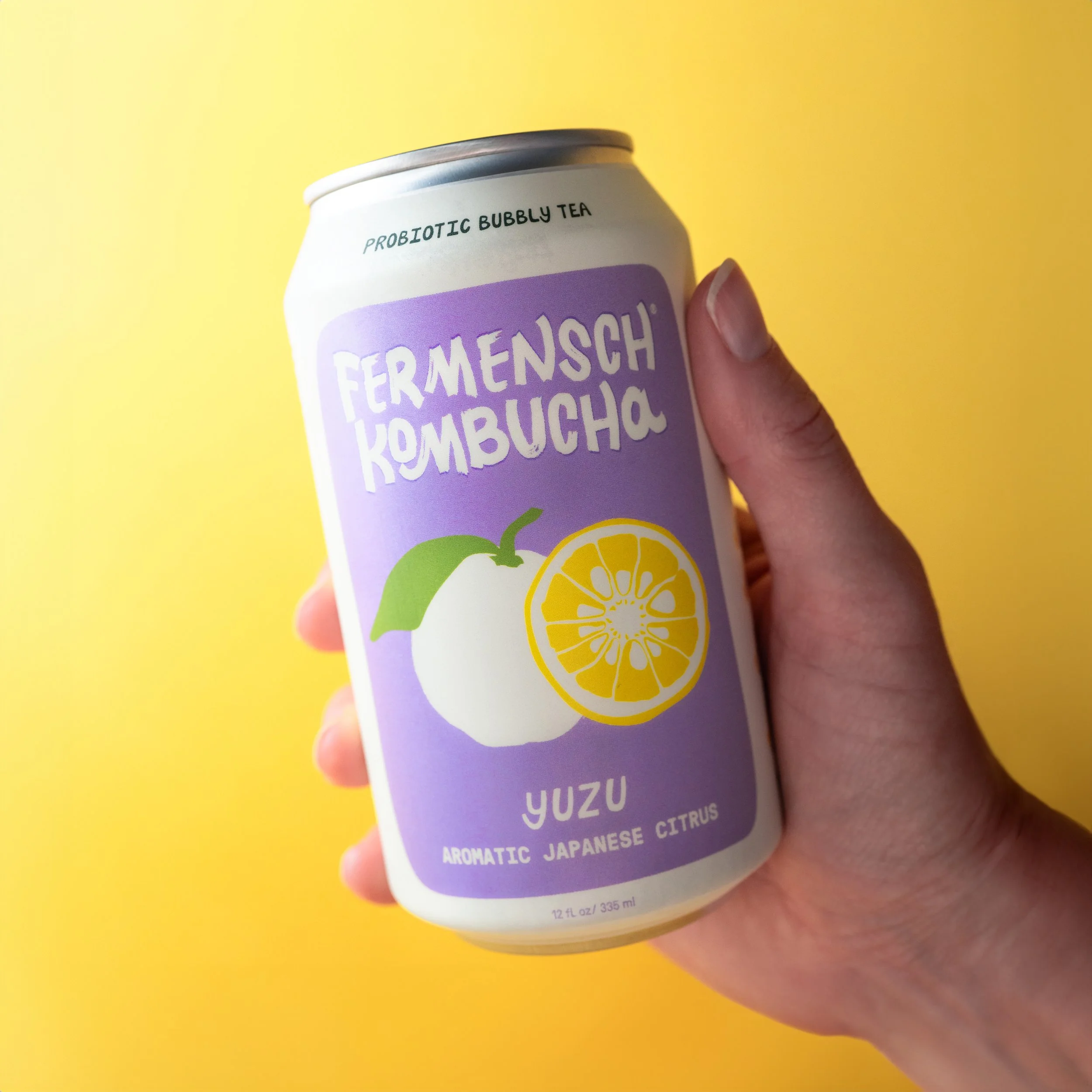 Yuzu* Kombucha 12-Pack — Fermensch Kombucha